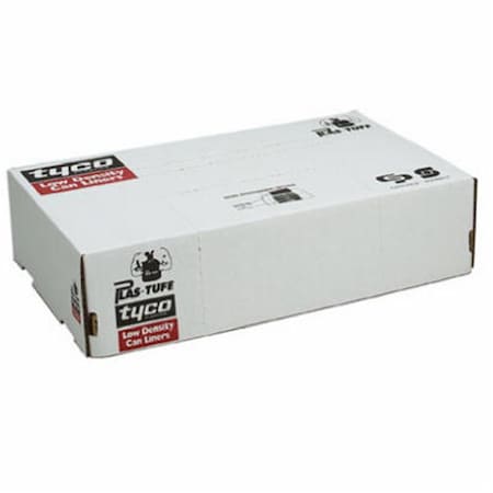 Berry Plastics 850069 100 Count, 60 Gallon, Gray 1.3 Mil Premium Grade LLDPE Can Liner BE576402